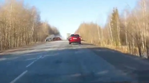 Смертельное ДТП под Пермью попало на видео