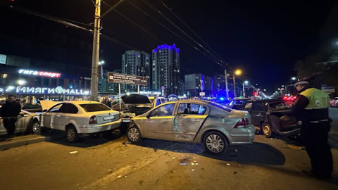 Момент массовой аварии в Крыму попал на видео