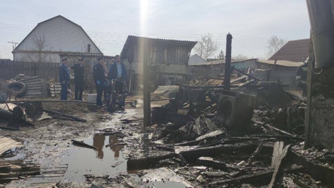 Ребенок погиб при пожаре в Новосибирской области