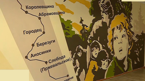 Подвиг учительницы Матрены Вольской увековечен в коридоре нижегородской школы №138 Нижнего Новгорода
