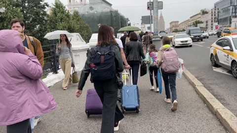 Пассажиры аэроэкспресса недовольны навигацией на Белорусском вокзале