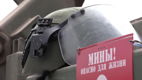 Для работы в окрестностях Лисичанска саперы привезли свою лучшую технику