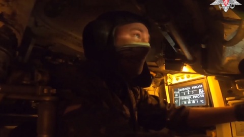 Российский Т-90М разделался с украинским опорником