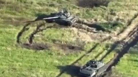 Появились кадры с потерянными ВСУ американскими Bradley