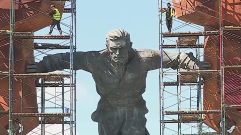 Завершается строительство первой части мемориала "Курская битва"