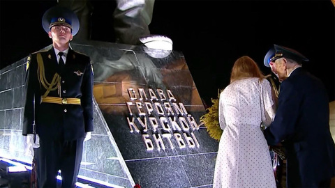 В Курской области открыли мемориал в честь героев Огненной дуги