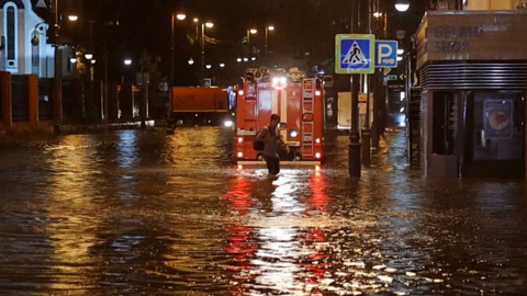 В Приморье бушует циклон, Владивосток уходит под воду