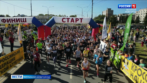 Новгородская область приняла участие во Всероссийском Дне бега "Кросс наций – 2023"