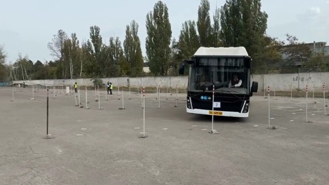 Соревнования водителей городских автобусов в Липецке