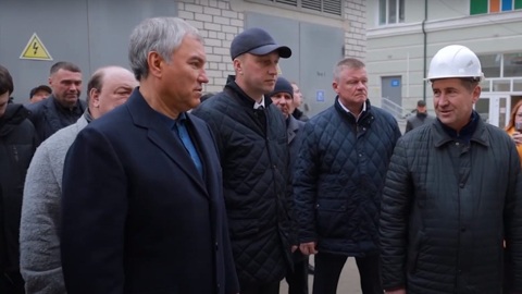 Вячеслав Володин ознакомился с ходом завершения реконструкции Саратовской областной детской клинической больницы