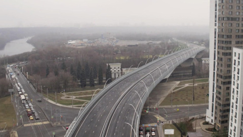 В Москве активно строятся мосты