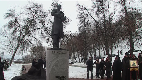 Памятник Николаю I открыли в Нижнем Новгороде