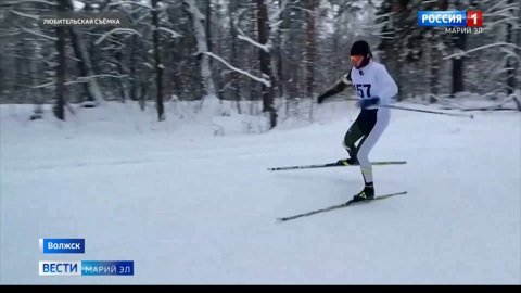 155 спортсменов приняли участие в лыжных гонках в свободном стиле в Марий Эл