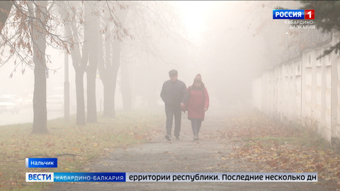 В Нальчике пошел первый снег