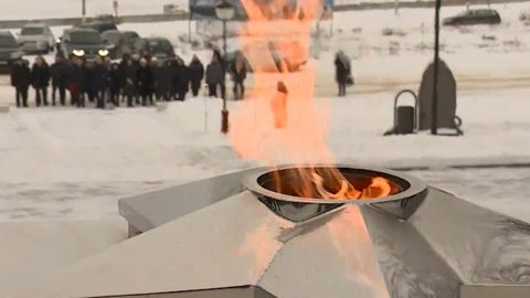 Вечный огонь появился в Козьмодемьянске