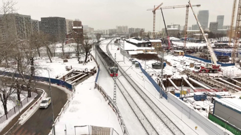 Большое дорожное строительство в Москве продолжается