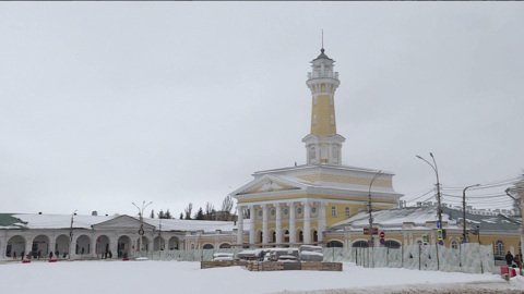 Известную пожарную каланчу XIX века отреставрировали в Костроме