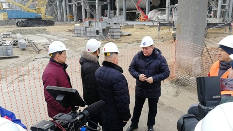 В Михайловке строят современную цементную мельницу