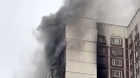 На северо-востоке Москвы горела многоэтажка, один человек погиб