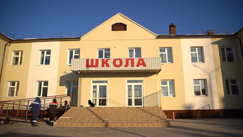 Пострадавшее от паводка здание школы в благовещенском селе отремонтировали
