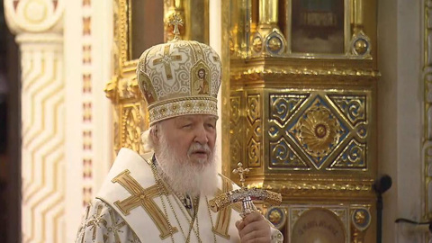 Патриарх Кирилл поздравил верующих с наступающим Новым годом