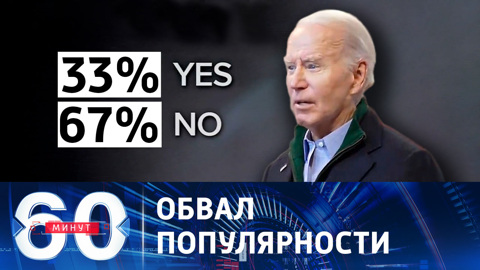 Рейтинг одобрения Байдена упал до 33%