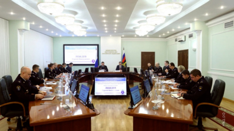 Итоги деятельности МВД в минувшем году подвели на оперативном совещании