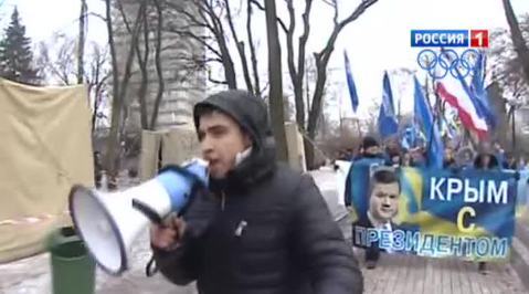 Расколотый Киев: протестный флэш-моб предостерег Януковича от госизмены