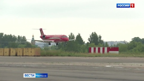 В воздушную гавань Тамбова прибывает первый рейс из Казани