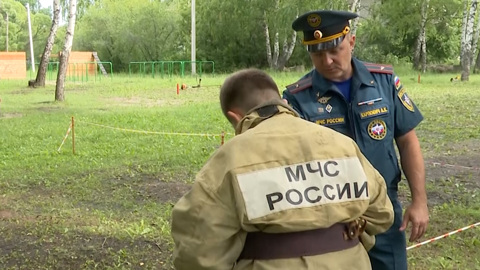 В Ульяновске работает летний лагерь юных спасателей