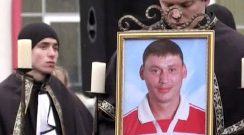 Бывший футболист сборной России Илья Цымбаларь похоронен на Таировском кладбище