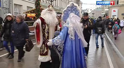 На время праздников Москва стала пешеходной