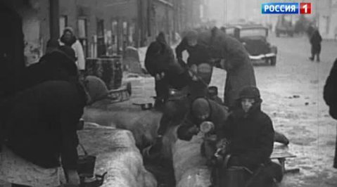 Репетиция парада в честь юбилея снятия блокады Ленинграда