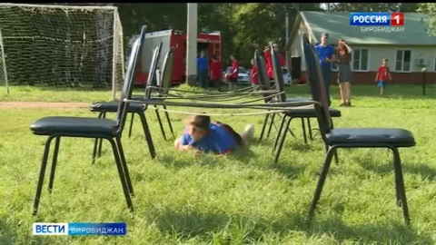 В лагере "Юннаты" прошла пожарная эстафета