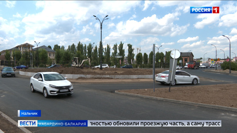 Казбек Коков проинспектировал ход ремонтных работ нескольких дорожных объектов