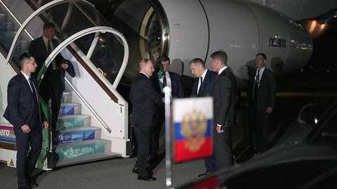 Владимир Путин прибыл в столицу Приморья для участия в IX Восточном экономическом форуме