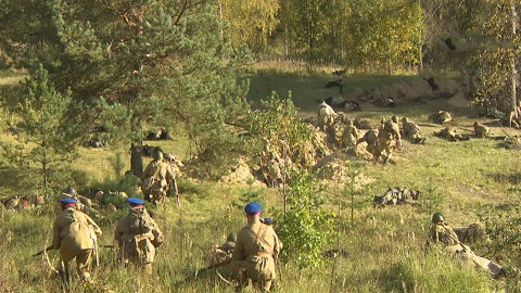 В Ленинградской области прошёл военно-исторический фестиваль "Плацдарм Невский пятачок"