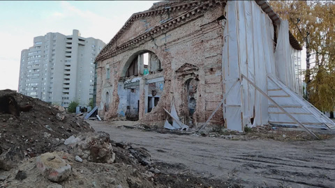 В Воронеже проводят консервацию Церкви Рождества Христова