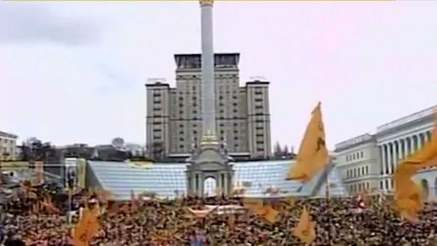 "Оранжевая революция" на Украине, поляки захватили Львов
