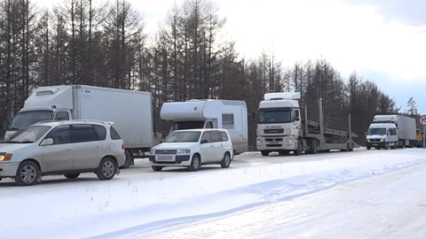 Ограничено движение большегрузов на федеральной трассе в Забайкалье