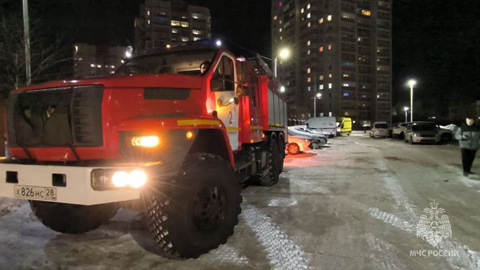 Огнеборцы из Благовещенска спасли на пожаре 12 человек