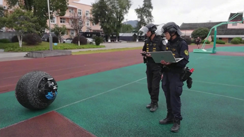 За порядком в Китае начали следить круглые робокопы