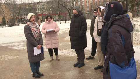 "Переход" в честь освобождения Калуги совершили ученики восьми школ