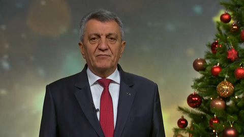 Новогоднее поздравление Сергея Меняйло