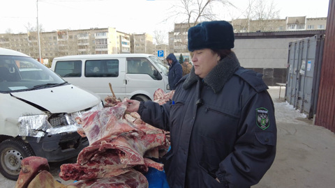 В Забайкалье проходят рейды по пресечению нелегальной торговли мясом