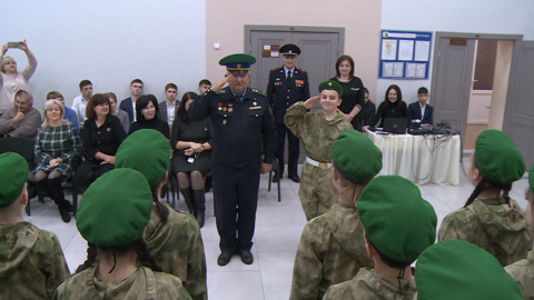 День кадета отметили в первой школе станицы Архонской