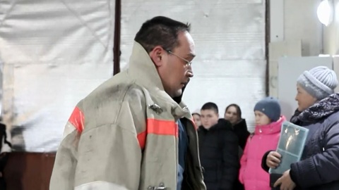 Ученики Кокшамарской школы ознакомились с профессией пожарного