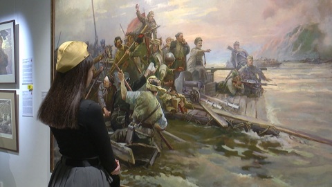 Картины, написанные фронтовиками, показали на выставке в Челябинске