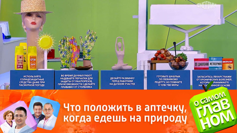 Что положить в аптечку, когда едешь на природу