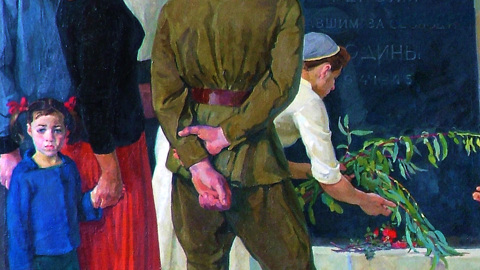 Картина "В память погибшим" художника Дмитрия Жилинского. Эфир от 08.05.2025